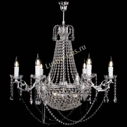 Люстра Елизавета малая №9 черная в Сочи Гусь Хрустальный