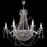 Люстра Елизавета малая №9 фиолетовая в Сочи