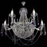 Люстра Елизавета малая №9 фиолетовая в Сочи