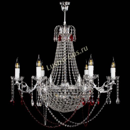 Люстра Елизавета малая №9 красная в Сочи Люстра Елизавета малая №9 красная в Сочи