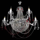 Люстра Елизавета малая №9 красная в Сочи Люстра Елизавета малая №9 красная в Сочи