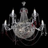 Люстра Елизавета малая №9 красная в Сочи Люстра Елизавета малая №9 красная в Сочи