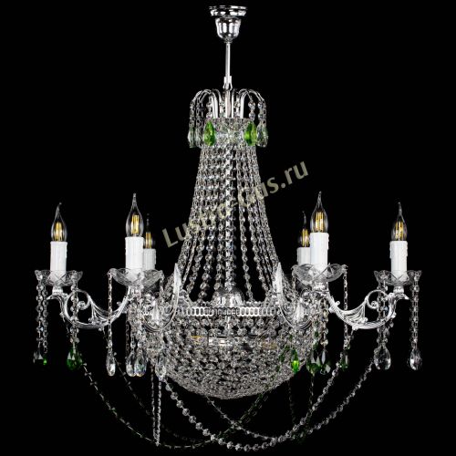 Люстра Елизавета малая №9 зеленая в Сочи Люстра Елизавета малая №9 зеленая в Сочи