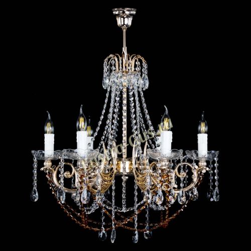 Люстра Елизавета малая Чайная (рожки - металл) в Сочи Люстра Елизавета малая Чайная (рожки - металл) в Сочи