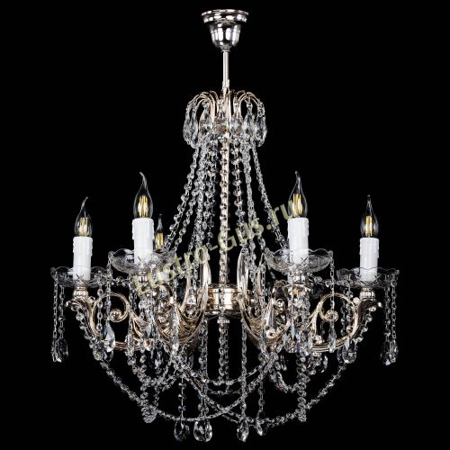 Люстра Елизавета малая (рожки - металл) в Сочи Гусь Хрустальный