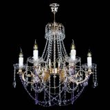 Люстра Елизавета малая Фиолетовая (рожки - металл) в Сочи