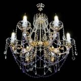 Люстра Елизавета малая Фиолетовая (рожки - металл) в Сочи