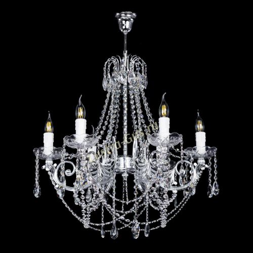 Люстра Елизавета малая (рожки - металл) в Сочи Гусь Хрустальный