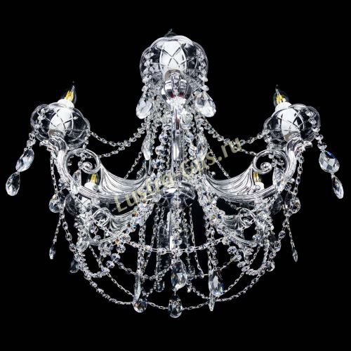 Люстра Елизавета малая (рожки - металл) в Сочи Гусь Хрустальный