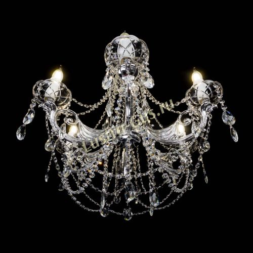 Люстра Елизавета малая (рожки - металл) в Сочи Гусь Хрустальный