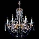 Люстра Елизавета малая Синяя (рожки - металл) в Сочи