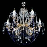 Люстра Елизавета малая Синяя (рожки - металл) в Сочи