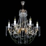 Люстра Елизавета малая Зеленая (рожки - металл) в Сочи Люстра Елизавета малая Зеленая (рожки - металл) в Сочи