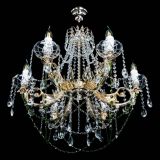 Люстра Елизавета малая Зеленая (рожки - металл) в Сочи Люстра Елизавета малая Зеленая (рожки - металл) в Сочи