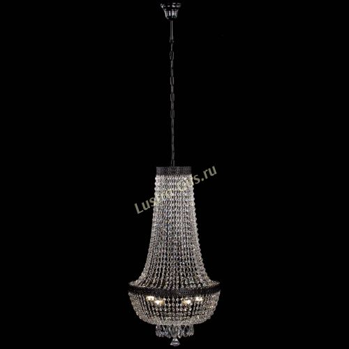 Люстра Флоренция №5 Купол черная удлиненная в Сочи Гусь Хрустальный