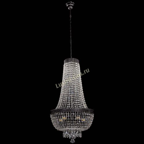 Люстра Флоренция №5 Купол черная удлиненная в Сочи Гусь Хрустальный