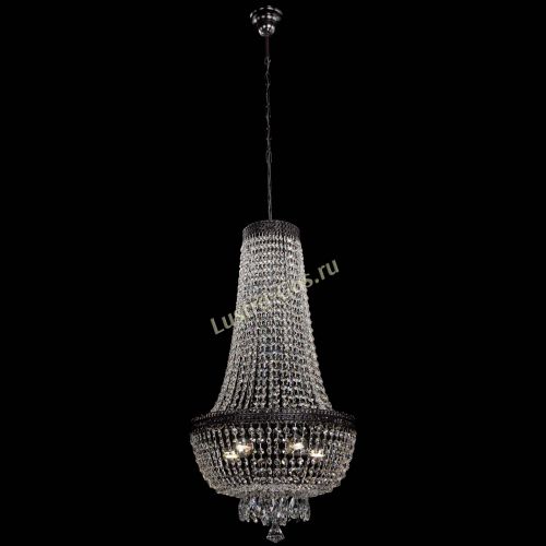 Люстра Флоренция №5 Купол черная удлиненная в Сочи Гусь Хрустальный