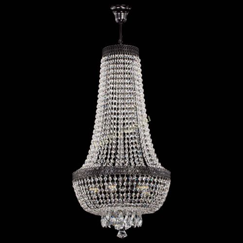 Люстра Флоренция №5 Купол черная в Сочи Гусь Хрустальный