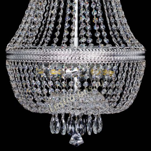 Люстра Флоренция №5 Купол длинный с подвесом в Сочи Гусь Хрустальный