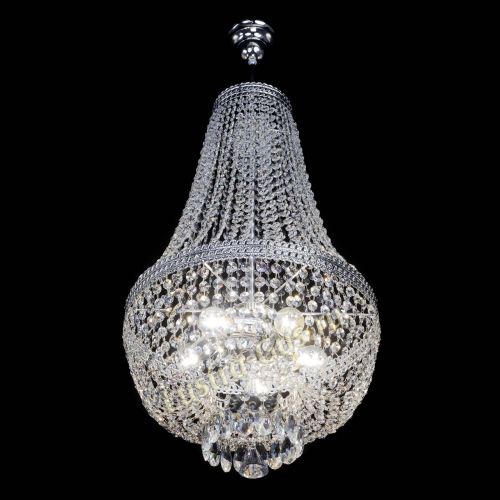 Люстра Флоренция №5 Купол длинный с подвесом в Сочи Гусь Хрустальный