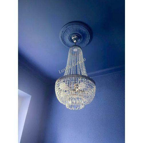 Люстра Флоренция №5 Купол длинный с подвесом в Сочи Гусь Хрустальный