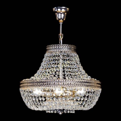 Люстра Флоренция №5 Купол с подвесом в Сочи Гусь Хрустальный