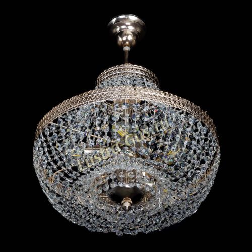 Люстра Флоренция №5 Купол с подвесом в Сочи Гусь Хрустальный
