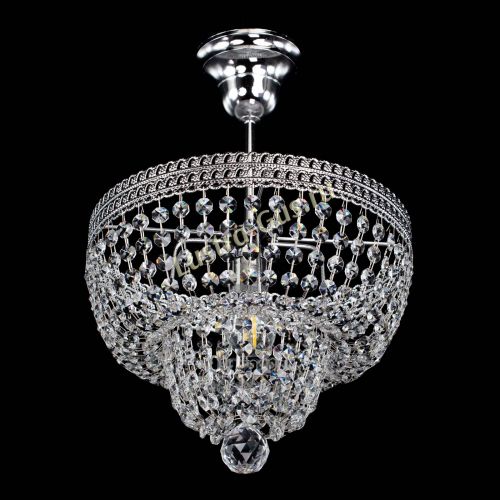 Люстра Каскад Флоренция №1 малая в Сочи Гусь Хрустальный