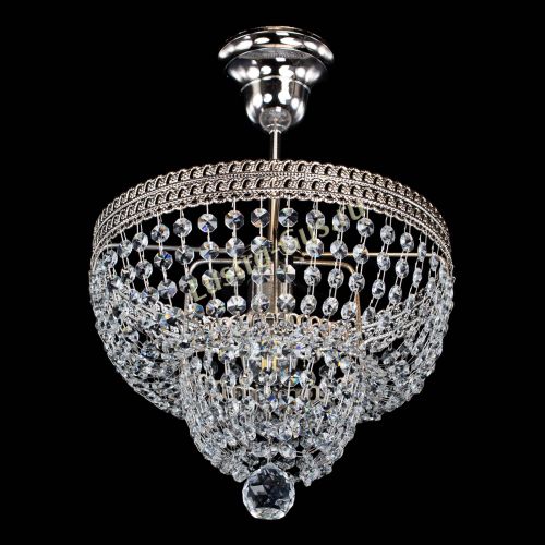 Люстра Каскад Флоренция №1 малая в Сочи Гусь Хрустальный