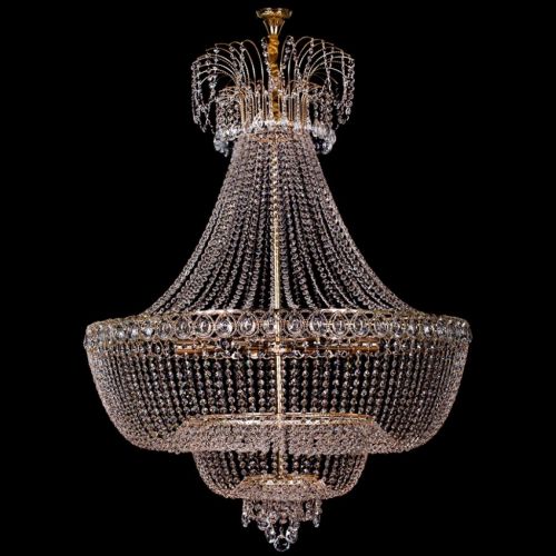 Люстра Капель №2 большая в Сочи Гусь Хрустальный