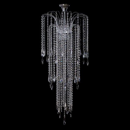 Люстра Каскад №18 с подвесом в Сочи Гусь Хрустальный