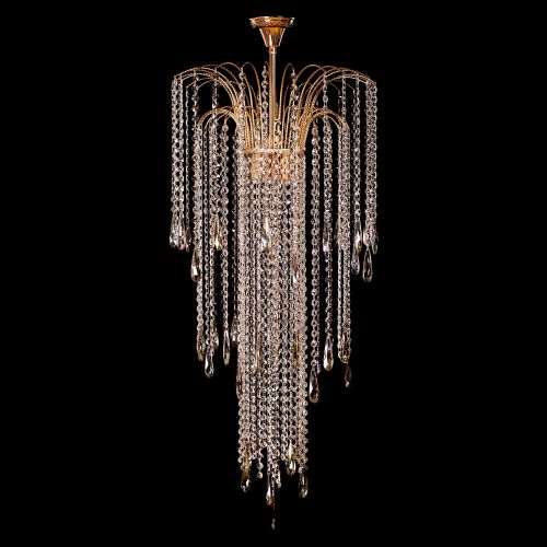 Люстра Каскад №18 с подвесом в Сочи Гусь Хрустальный