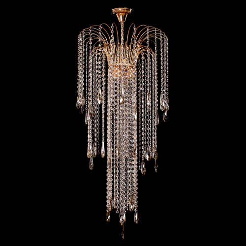 Люстра Каскад №18 с подвесом в Сочи Гусь Хрустальный