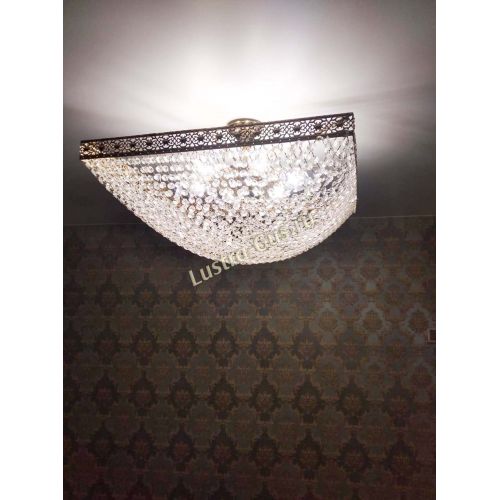 Люстра Квадрат №28 - 600 мм в Сочи Гусь Хрустальный