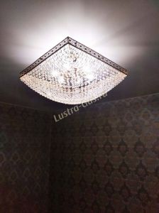 Люстра Квадрат №28 - 600 мм в Сочи отзыв и фото покупателя