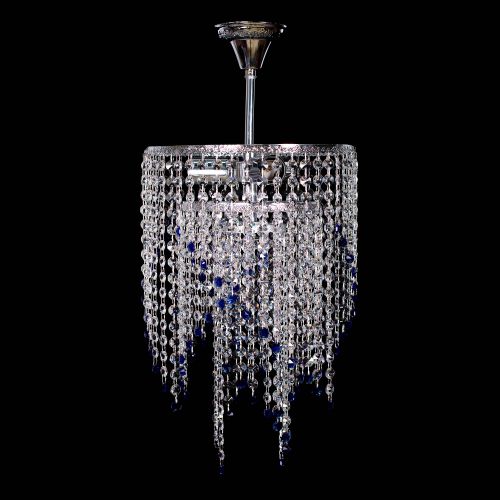 Люстра Валенсия классика №8 синяя в Сочи Гусь Хрустальный