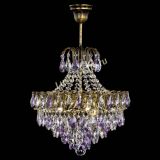 Люстра Грация с подвесом под бронзу Фиолетовая в Сочи