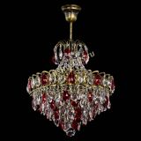 Люстра Грация с подвесом под бронзу Красная в Сочи