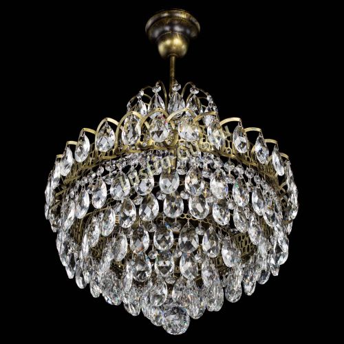 Люстра Грация с подвесом под бронзу в Сочи Гусь Хрустальный