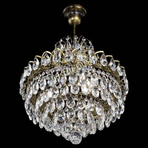 Люстра Грация с подвесом под бронзу в Сочи Гусь Хрустальный