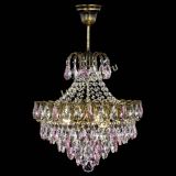 Люстра Грация с подвесом под бронзу Розовая в Сочи