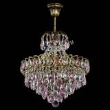 Люстра Грация с подвесом под бронзу Розовая в Сочи