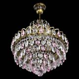 Люстра Грация с подвесом под бронзу Розовая в Сочи