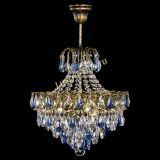 Люстра Грация с подвесом под бронзу Синяя в Сочи Люстра Грация с подвесом под бронзу Синяя в Сочи