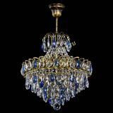 Люстра Грация с подвесом под бронзу Синяя в Сочи Люстра Грация с подвесом под бронзу Синяя в Сочи