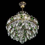 Люстра Грация с подвесом под бронзу Зеленая в Сочи Люстра Грация с подвесом под бронзу Зеленая в Сочи