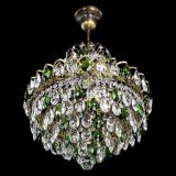 Люстра Грация с подвесом под бронзу Зеленая в Сочи Люстра Грация с подвесом под бронзу Зеленая в Сочи