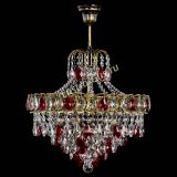 Люстра Грация №5 с подвесом под бронзу Красная в Сочи