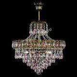 Люстра Грация №5 с подвесом под бронзу Розовая в Сочи