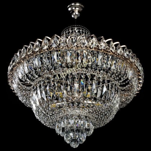 Люстра Хрустальный Каскад №1 с подвесом в Сочи Гусь Хрустальный
